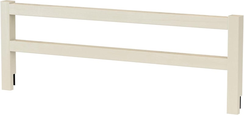 CC KITS Safety Guard Rail for Baby, Kids, and Children - Solid Wood Safety Bed Rail for Toddlers - Easy Installation - Premium Protection for Bunk, Twin, Full, Queen and King Size Beds - (Pearl) - Image 1
